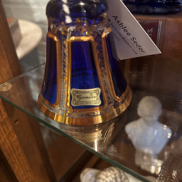 Egermann Blue and Gold Bell