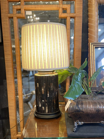 Vintage bone lamp (shade as is)