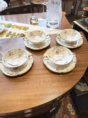 Castle ton China "Sunnyvale" consomme cup with saucer
