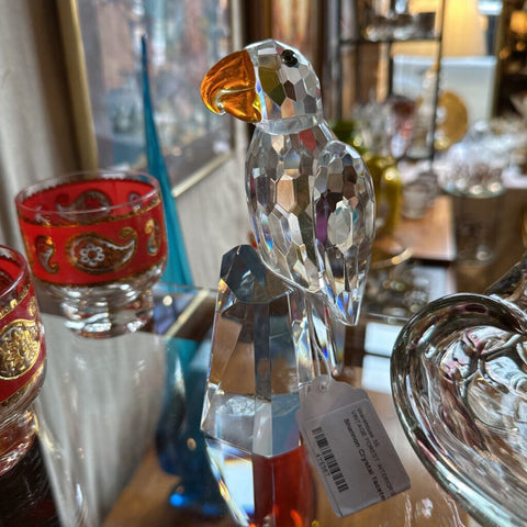 Shannon Crystal faceted parrot