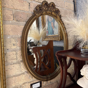 Gold Bow Mirror 15.5x22