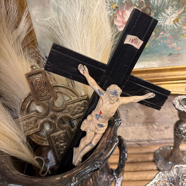 Wood and Metal Crucifix