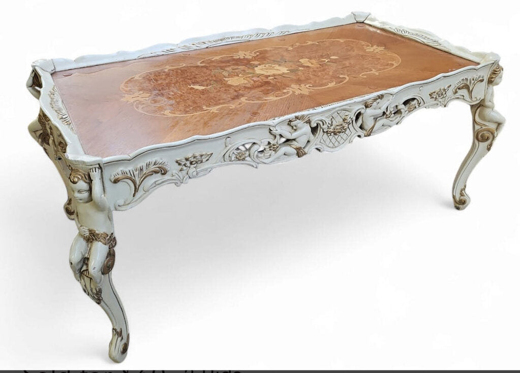ROCOCO STYLE COFFEE TABLE 17T 38W 21D IN STORE PICK UP ONLY