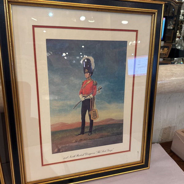 SET OF 4 VINTAGE ART 18X22