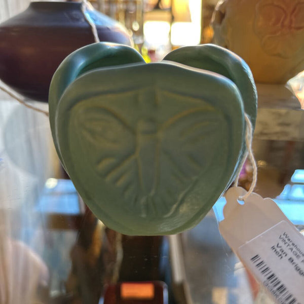 Van Briggle Luna butterfly vase 3 inch
