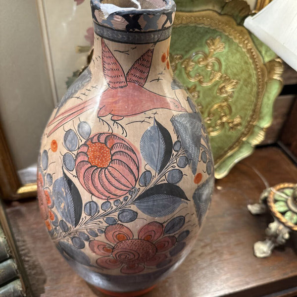 Signed Vase by A. Mateos Mexico