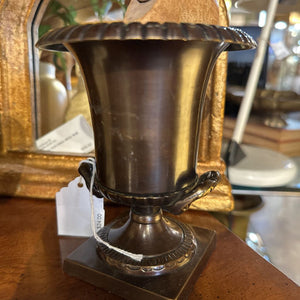 Small metal urn