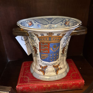 Porcelain Coat of Arms Vase