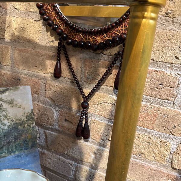 Round Beaded Mirror 11W