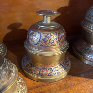 Brass Blue Elephant Bell