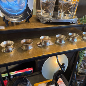 Chrome napkin rings