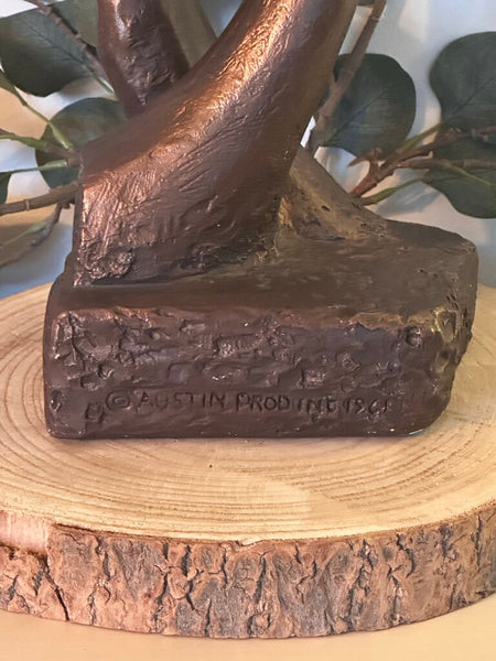 Stunning Austin Productions 1961 Hands Sculpture MCM Heavy FIRM 15T x 6W (at base)
