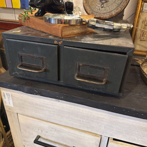 Metal 2 drawer metal cabinet
