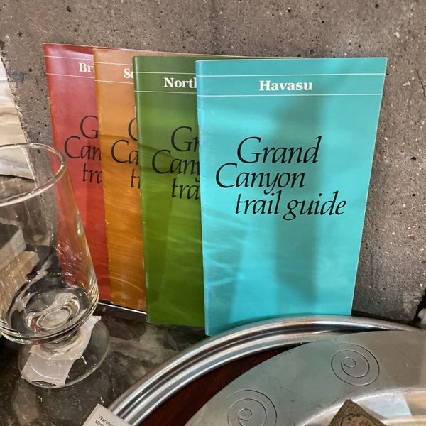 set of 4 Vintage Grand Canyon Trail Guides