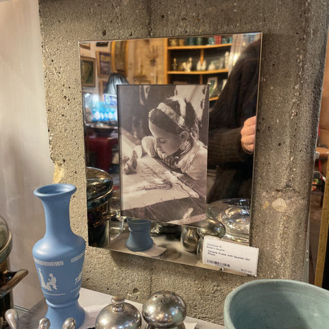 Chrome Frame with Spanish Girl Photo