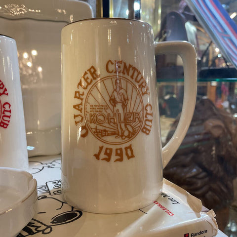 Kohler Quarter Century Club Beer Mug