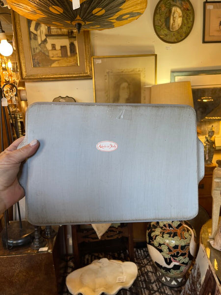 Silver and gold Italian tray