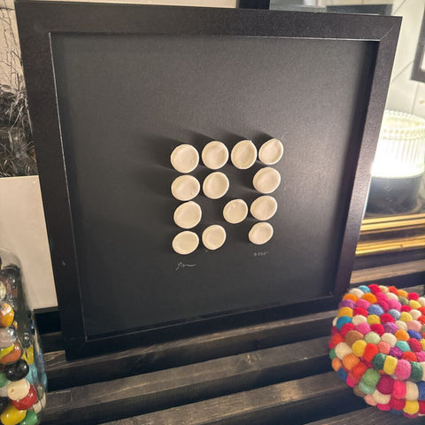 'Spaces' 10x10 circular art