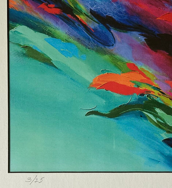 ABSTRACT PHILLIP SKOCZEN FRAMED ART PRINT HAND SIGNED, NUMBERED & FRAMED | 25"W X 20" H