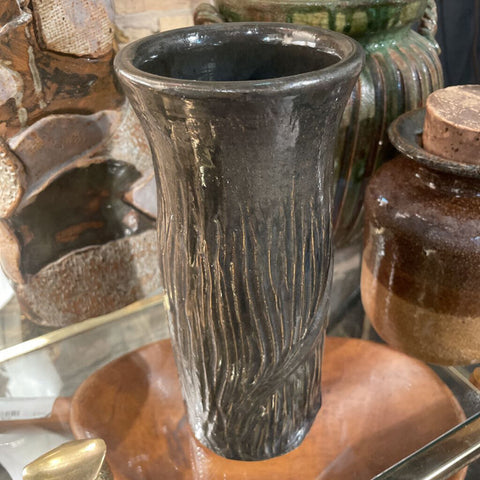 Brown studio Pottery Base Tree Trunk