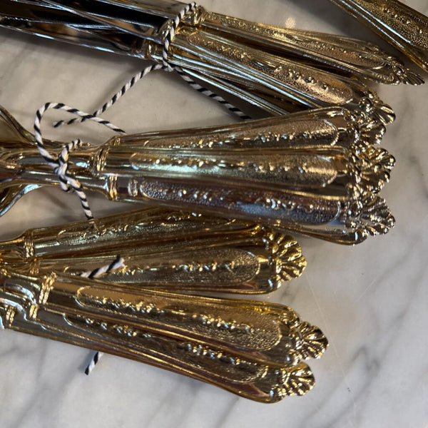 21pcs Gold Plated Italian Serving Set