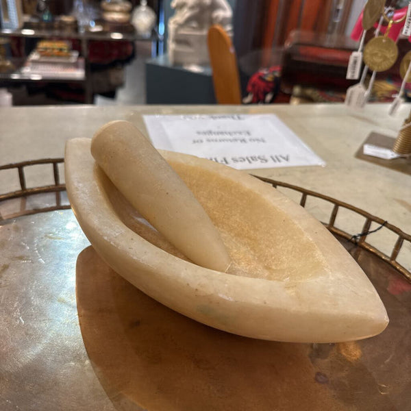 ANTIQUE MARBLE MORTER