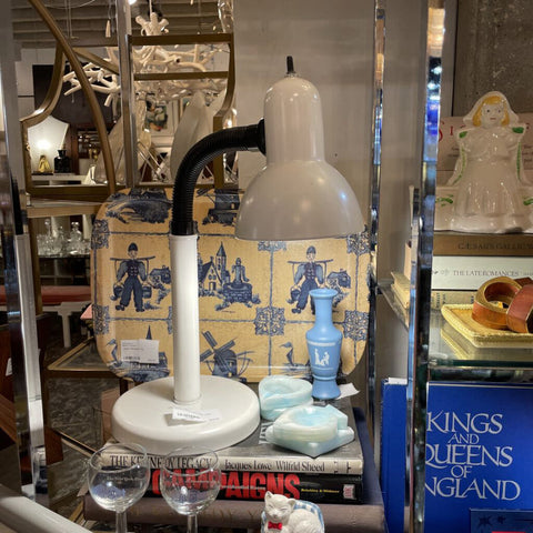 White Gooseneck Desk Lamp - IN STORE PICK UP ONLY