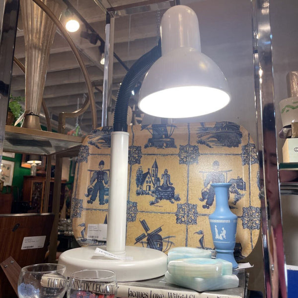 White Gooseneck Desk Lamp - IN STORE PICK UP ONLY