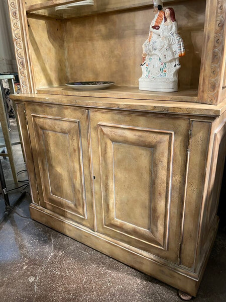 Lighted Cabinet 102 inches tall. 39 inches wide. 18 inches deep.