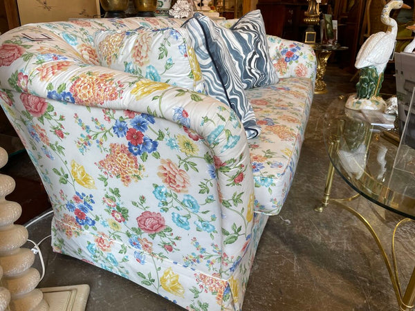 Cream Sofa Table 60 inches wide. 18 inches deep. 33 tall.