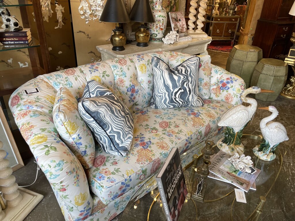 Cream Sofa Table 60 inches wide. 18 inches deep. 33 tall.