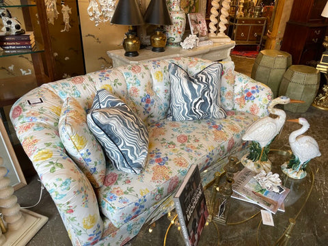 Cream Sofa Table 60 inches wide. 18 inches deep. 33 tall.