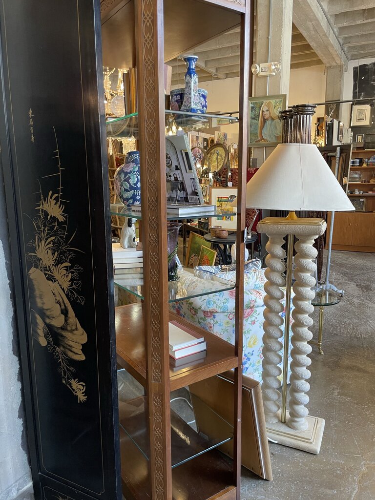 Chippendale Shelf with 6 shelves 81 inches tall. 36 inches wide. 19 inches deep.