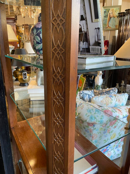 Chippendale Shelf with 6 shelves 81 inches tall. 36 inches wide. 19 inches deep.