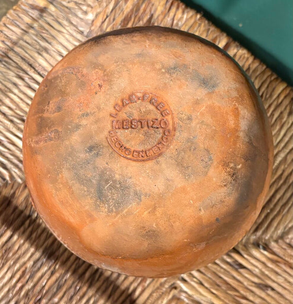 MESTIZO TERRA COTTA CLAY HANDLED URN POT | 9.25" H X 8" W