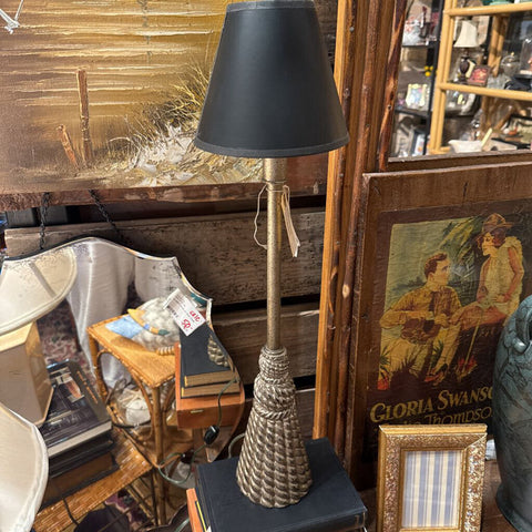 Vintage Maitland Smith Rope Tassel lamp 22in Tall