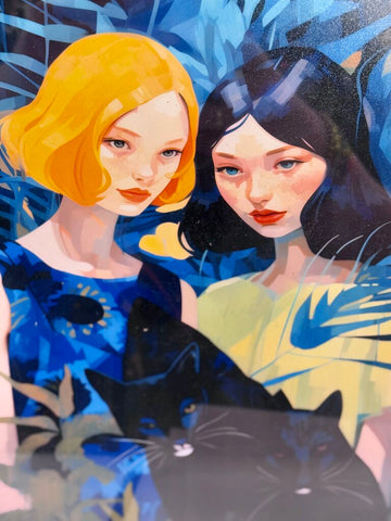 8x10 jungle besties frame