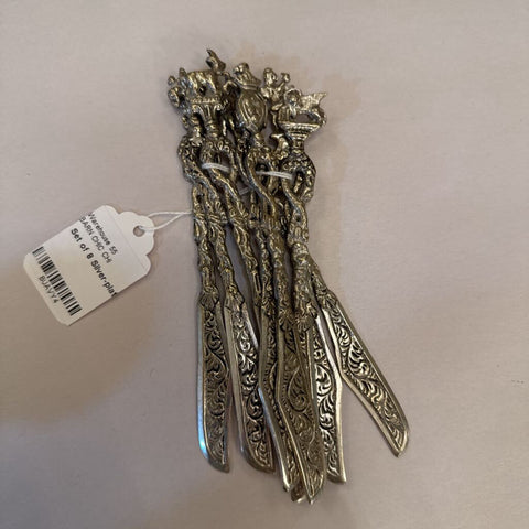 Set of 8 Silver-plate Knives