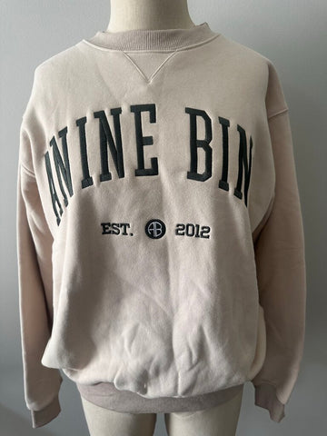 ANINE BING Organic Cotton Ramona Sweatshirt NWT Sz: M