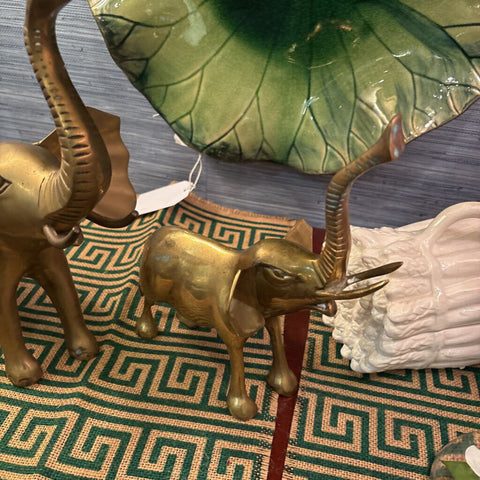 Small brass elephant