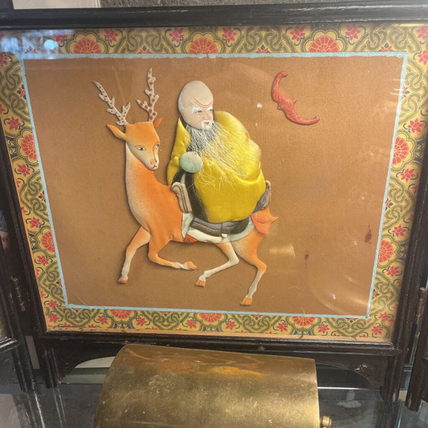 Decorative Mini Asian Folding Screen