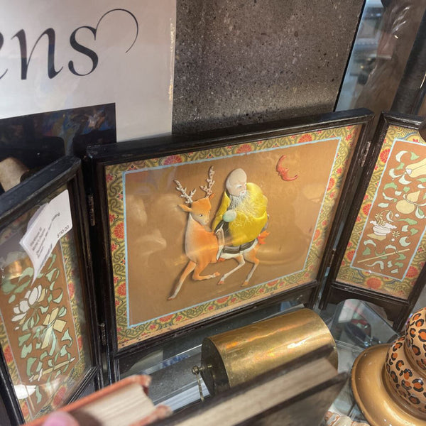 Decorative Mini Asian Folding Screen