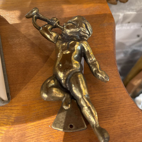 Brass Cherub Door Knocker