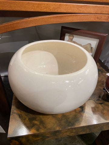 Mcm Premier Pottery Products ivory ceramic bowl