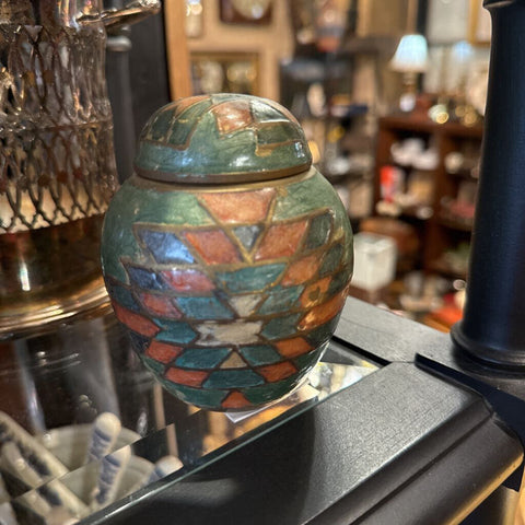 Solid Brass Ginger Jar