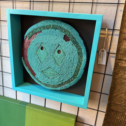 "Trevor" Handbeaded mask by artist David Dow