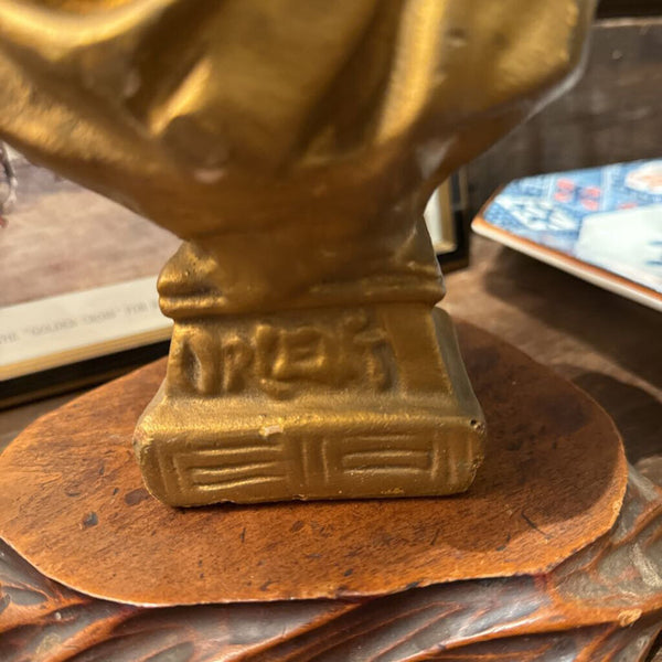 Vintage Gold Bust labeled Orient 8x12