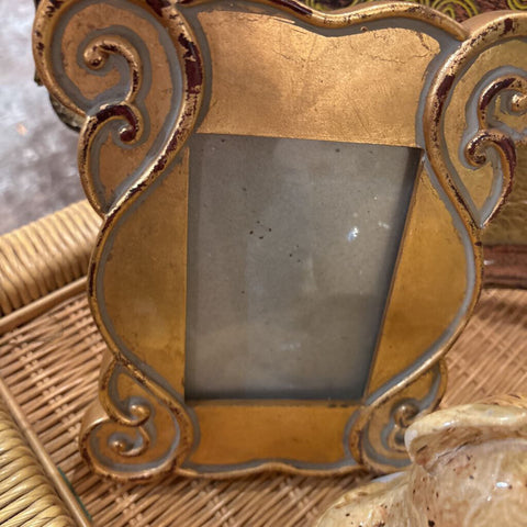 Small gold picture frame