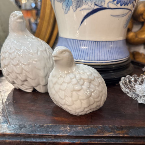 Small Porcelain Quail Japan