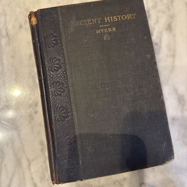 1904 Leather Ancient History Book